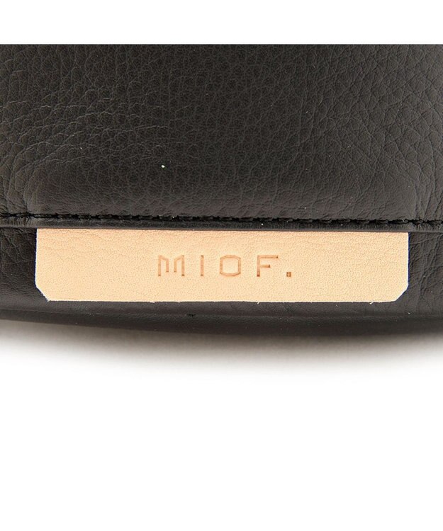 MioFIRANO CO-04 truss_mini shoulder ミニショルダーバッグ 本革　MIOF. ミオフ BLACK