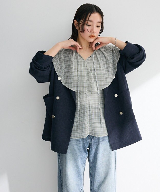 Green Parks オーバージャケット Navy