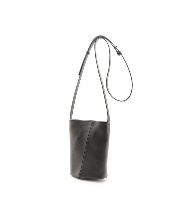 MioFIRANO CO-04 truss_mini shoulder ミニショルダーバッグ 本革　MIOF. ミオフ BLACK