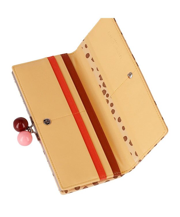 tsumori chisato CARRY ポルカドット 長財布 がま口 イエロー