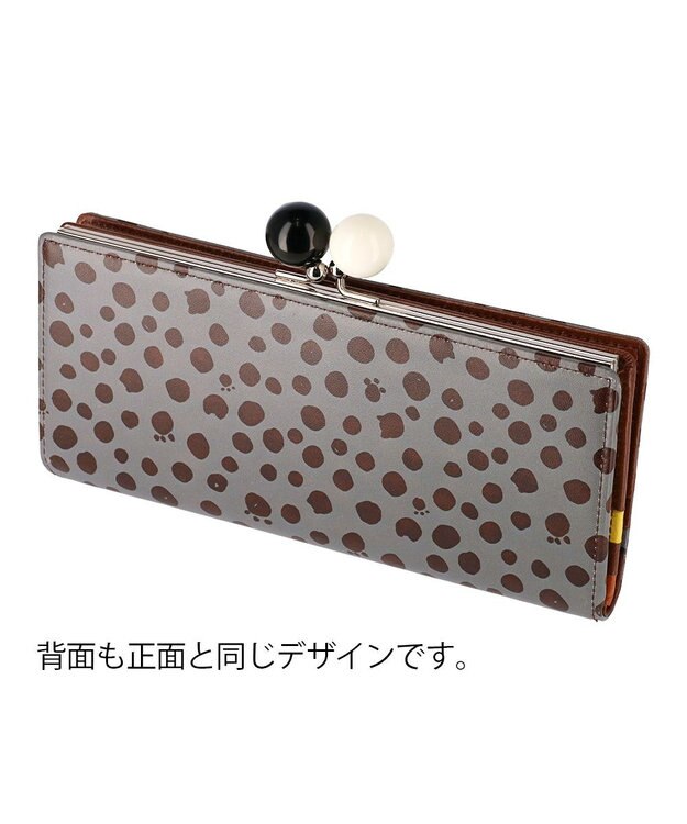 tsumori chisato CARRY ポルカドット 長財布 がま口 グレー