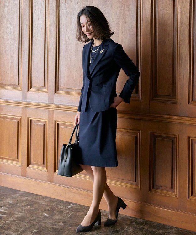 J.PRESS LADIES 【3WAY】 パールコイン 2連 ネックレス ゴールド系