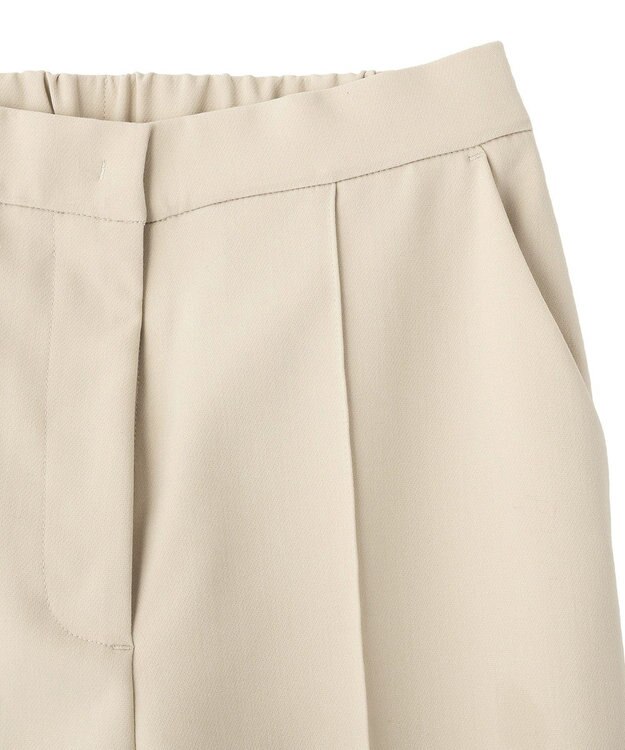YECCA VECCA ストレッチピンタックパンツ Light Beige