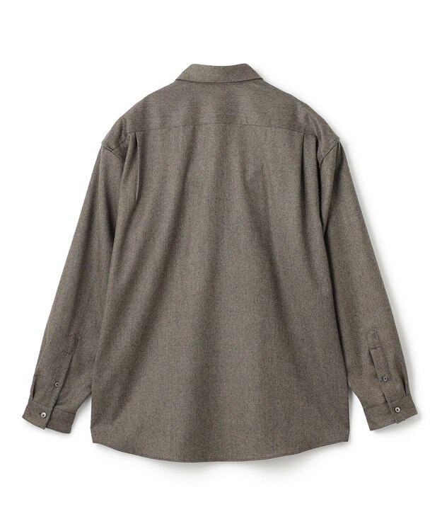 JOSEPH HOMME WOOL CASHMERE TWILL SHIRT ベージュ系