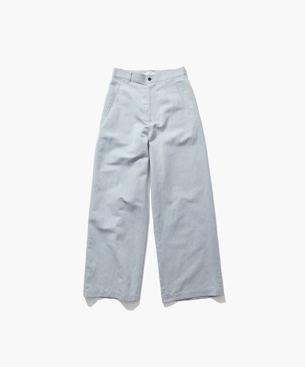 ATON COTTON LINEN KATSURAGI | ワークパンツ DULL SAX