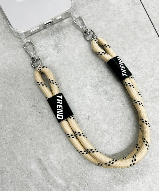 WEGO ロープハンドストラップ ベージュ