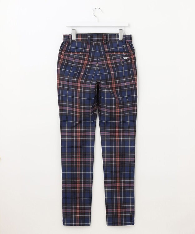 23区GOLF 【MEN】ＴＥＸＢＲＩＤ チェック柄  べーシックシルエットパンツ ネイビー系3