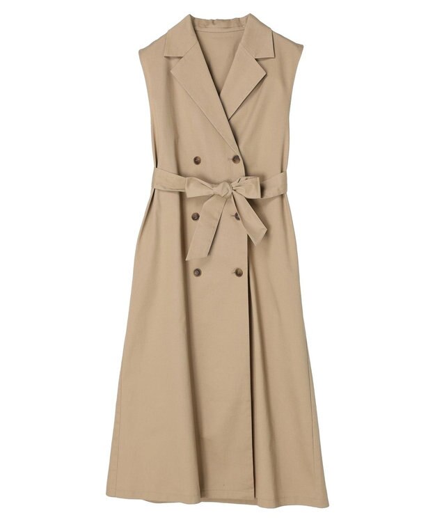 earth music&ecology ２ＷＡＹジレンチ Beige