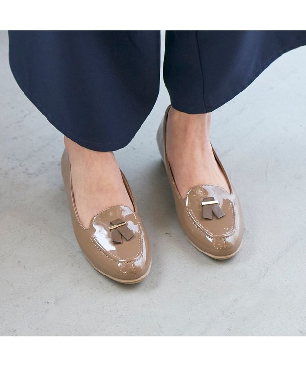 ing <ing>【レイン対応】ローファーパンプス オーク