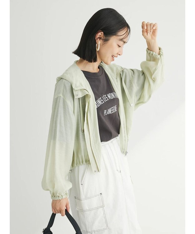 Green Parks ・ＥＬＥＮＣＡＲＥ　ＤＵＥ　シアーマウンテンパーカー Lime Green