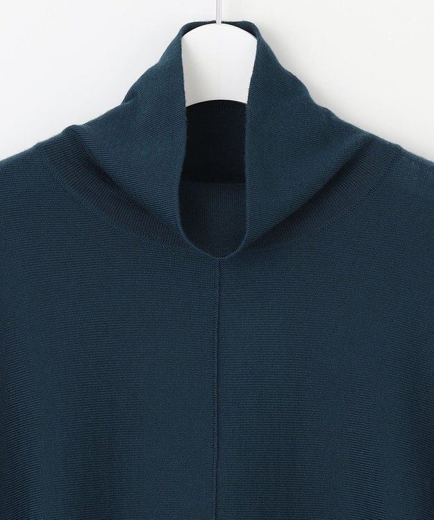 J.PRESS LADIES S 【WEB限定カラーあり・洗える】EASY WOOL チュニック ニット ダークグリーン系