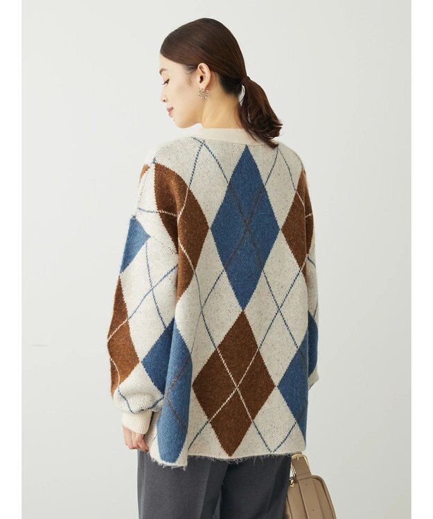 Green Parks 柄アソートニットカーディガン B