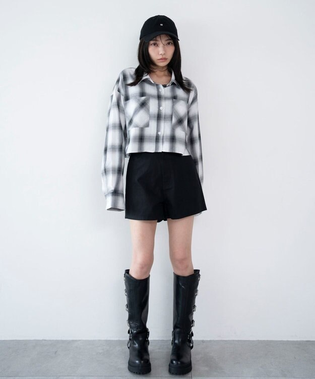 WEGO デニムショートパンツ デニムブラック