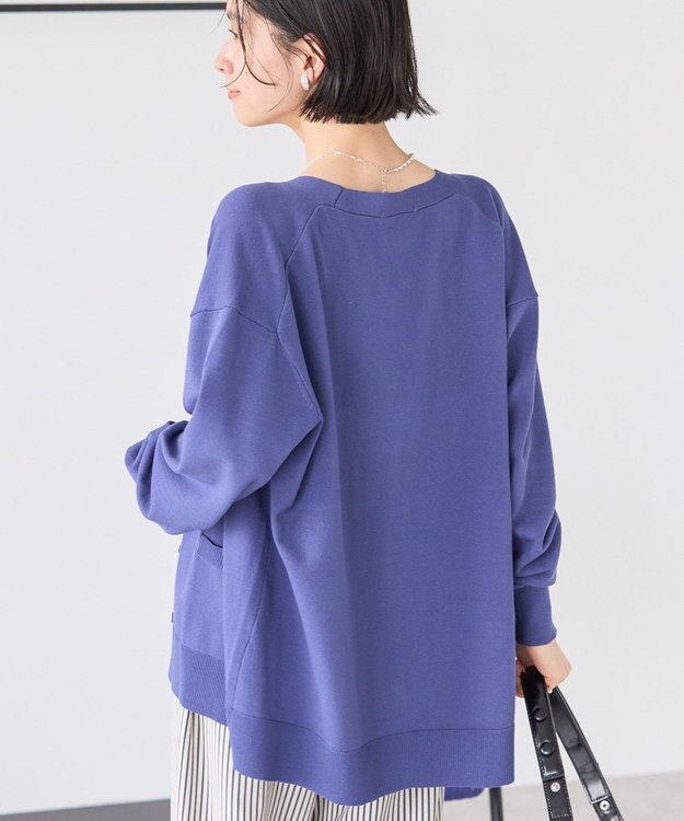 AMERICAN HOLIC Ｖネックポケット付きカーディガン Navy