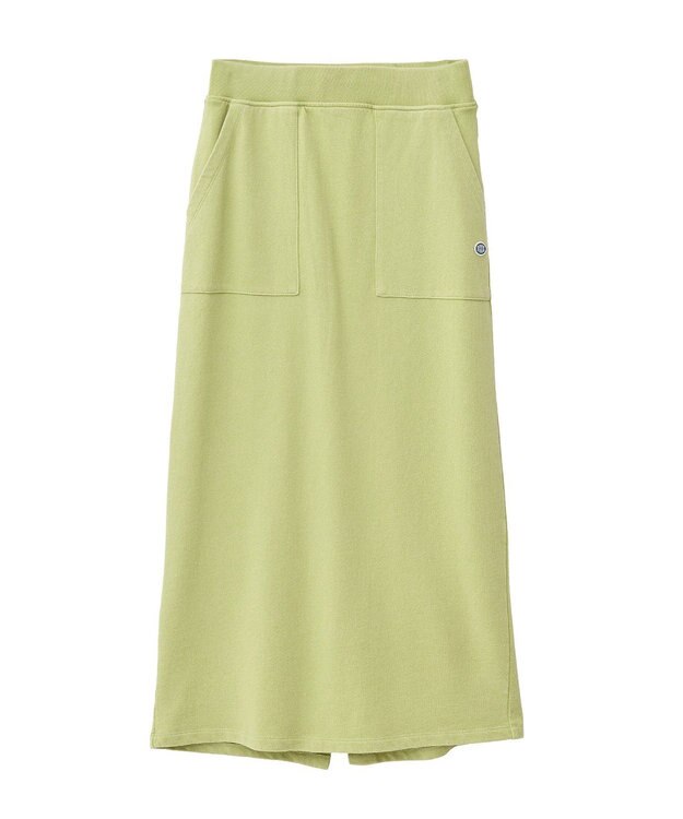 AMERICAN HOLIC DISCUS 加工裏毛ナロースカート Pistachio