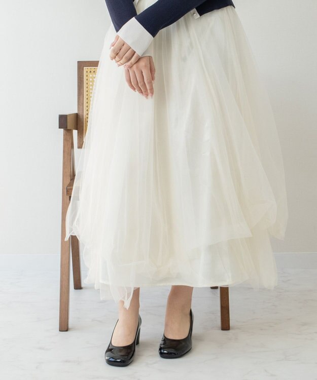 Bridget Birkin 【Bridget Birkin】オブリークレインパンプス ブラックエナメル
