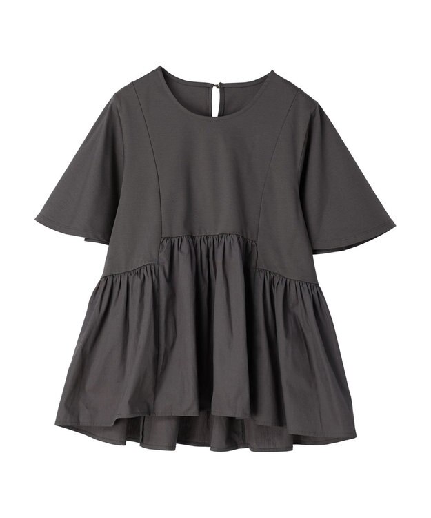 Green Parks ・ＥＬＥＮＣＡＲＥ　ＤＵＥイソザイキリカエプルオーバー Charcoal Gray