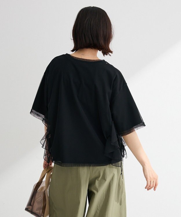 Green Parks ＳＥＴ２点チュール＋半袖ＴＥＥ Black