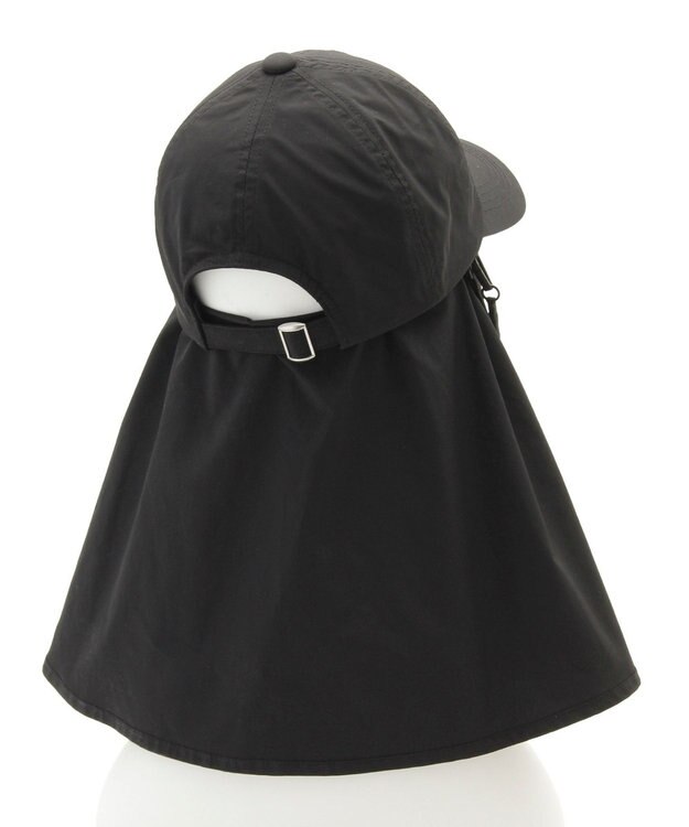 MOONBAT 【遮光100％/UVカット100％】フワクール (Fuwacool)  日差しを完全遮断ガードキャップ　遮光100　UV100 ブラック