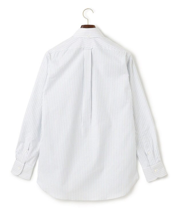 J.PRESS MEN 【WEB・一部店舗限定】ターコイズストライプシャツ/B.D. ターコイズブルー系1