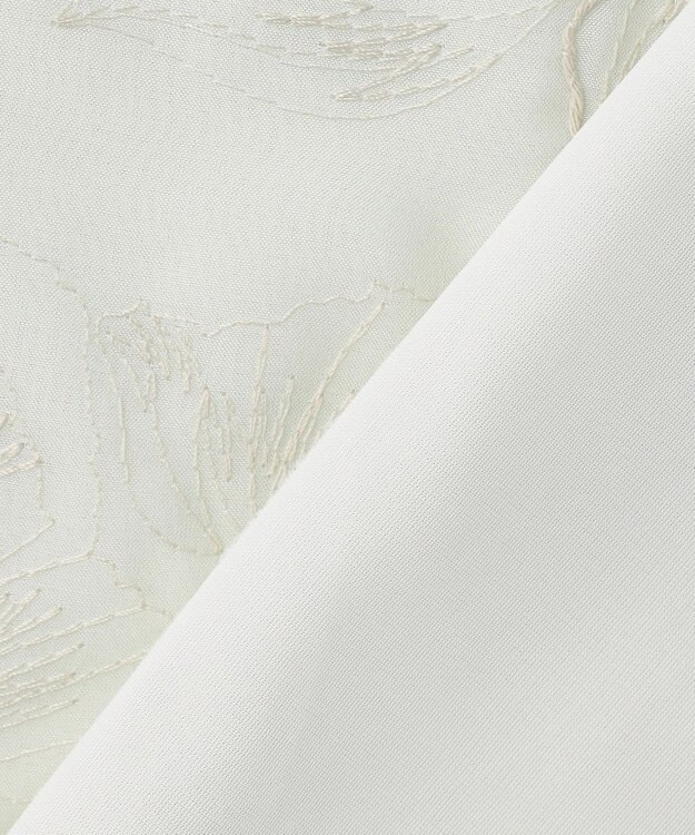 J.PRESS LADIES 【一枚で着映え】シアーエンブロイダリー カットソー ライトミント系