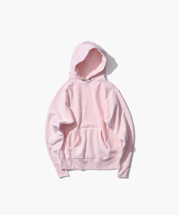 ATON NATURAL DYED URAKE | フーディー - UNISEX PINK