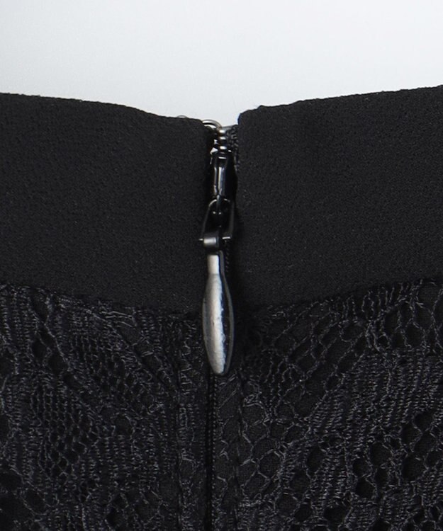 ANY SIS 【洗える】レーシーケープ ドレス ブラック