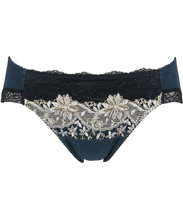 Wing ペアショーツ　【スキマフィットブラ】　身生地部綿混素材　KB2362とペア　はきこみ丈あさめ　ウイング／ワコール　KF2862 グレイッシュブルー