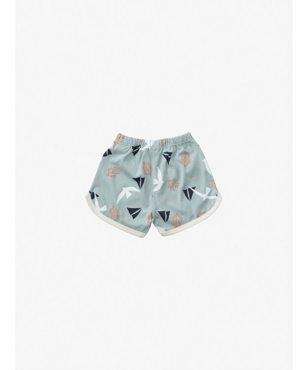 HELLY HANSEN 【ベビー・抗菌防臭・記名ラベル付き】 マイファーストHHプリントセットアップ ミスティグレー