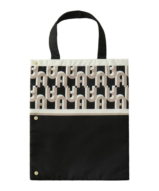 MOONBAT FURLA 傘袋 折りたたみ傘用 アーチロゴ／内側吸水生地 ブラック