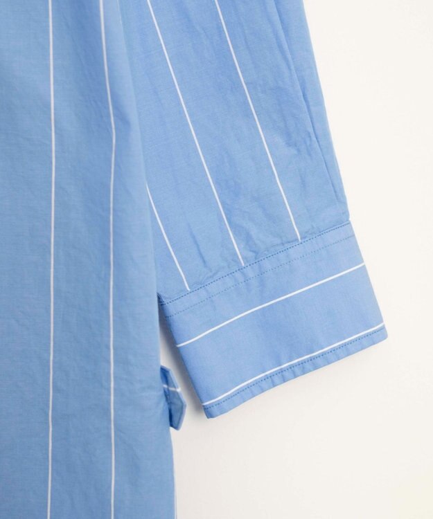 WEGO ストライプロングシャツ ブルーストライプ