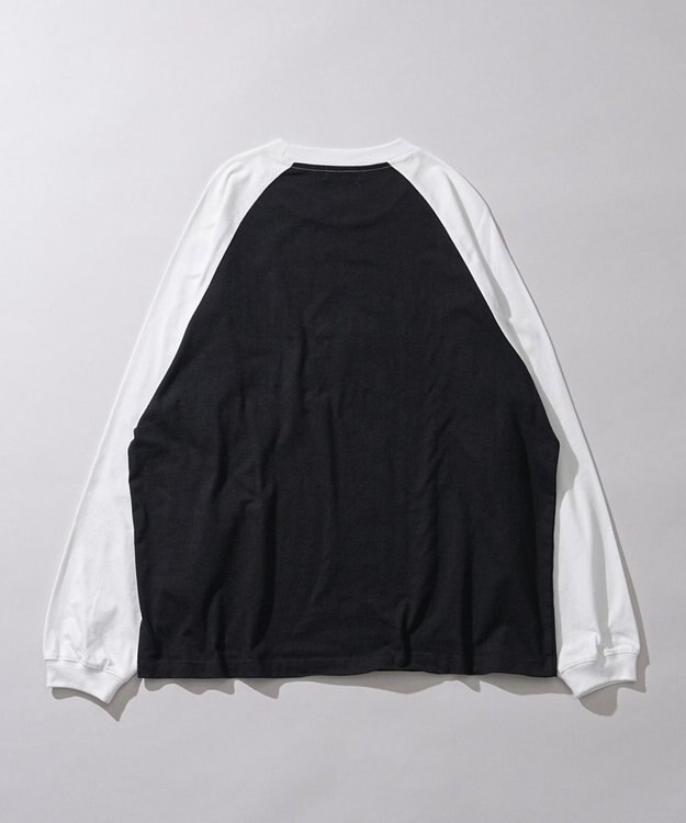 WEGO 【ユニセックス着用ITEM】ラグラングラフィックBIGロンT ブラックその他