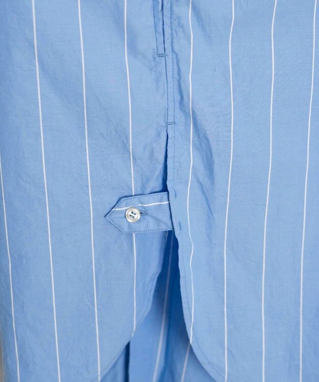 WEGO ストライプロングシャツ ブルーストライプ