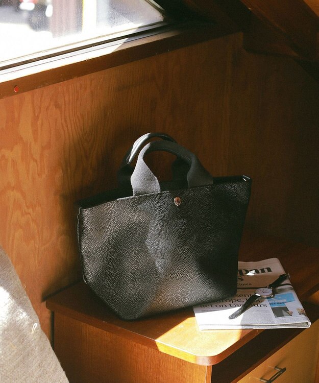 TOPKAPI 【Breath TOPKAPI】SCOTCH GRAIN スコッチグレイン プレーン トートバッグ M ブラック