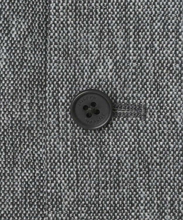 JOSEPH HOMME 新柄【洗える/ストレッチ/シワになりにくい/セットアップ対応可】クールドッツストレッチ ジレ ライトグレー系