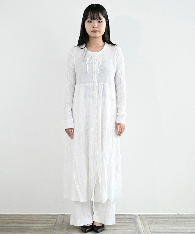 crêprie tsumori chisato creperie DRESS クレプリ ロングワンピース WHITE