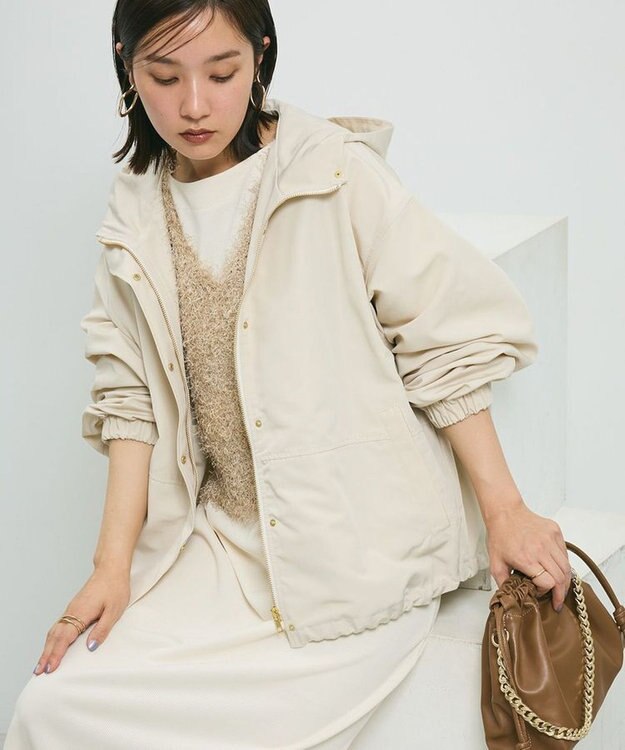 Green Parks ・ＥＬＥＮＣＡＲＥ　ＤＵＥ　ワイドマウンテンパーカー Ivory