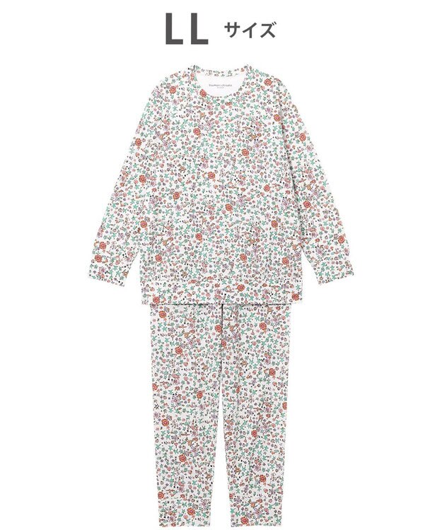 tsumori chisato SLEEP ツモリチサト パジャマ 長袖 長ズボン レディース UDX575 /ワコール アイボリー