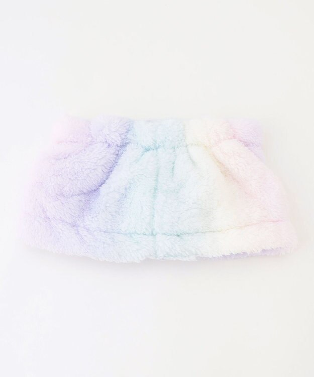 ANY KIDS ネッコウォーマー ラベンダー×レインボー