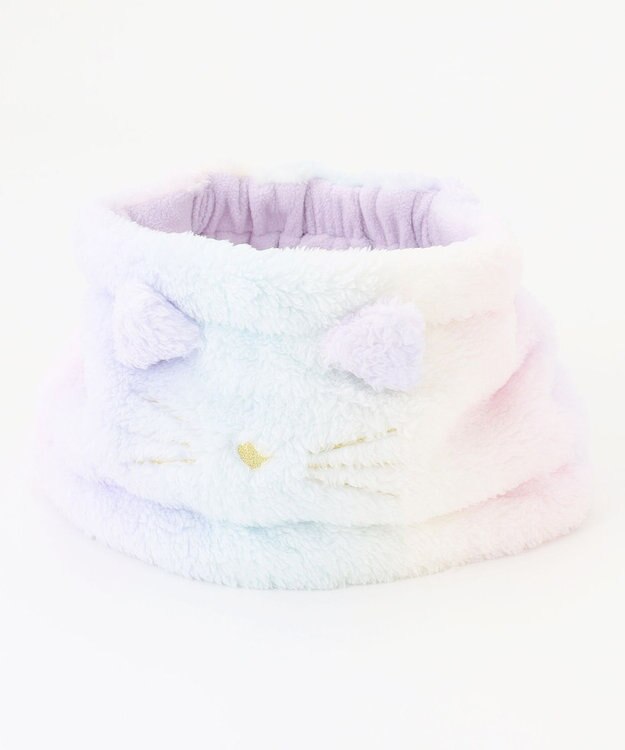 ANY KIDS ネッコウォーマー ラベンダー×レインボー