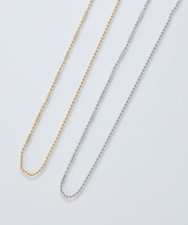 Phoebe 【金属アレルギー対応】リンキーデザインチェーンネックレス　ゴールド　ニッケルフリー ゴールド