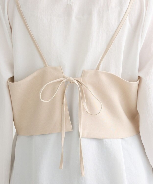 Green Parks ＳＥＴ２点　ビスチェ＋チュニック Ecru