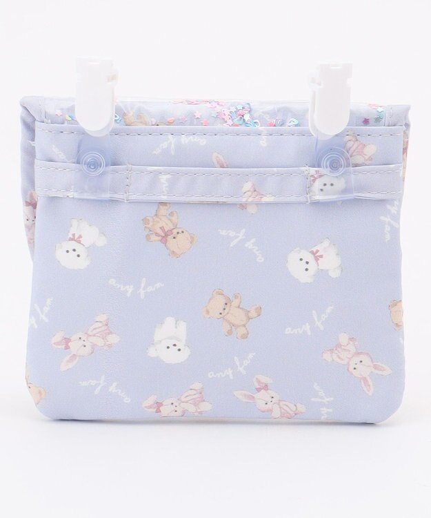 ANY KIDS 総柄シャラシャラ 移動 ポケット アニマル総柄