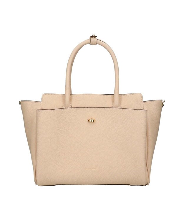 INTER-CHAUSSURES 【LORISTELLA】マルチポケットハンドバッグ ライトベージュ