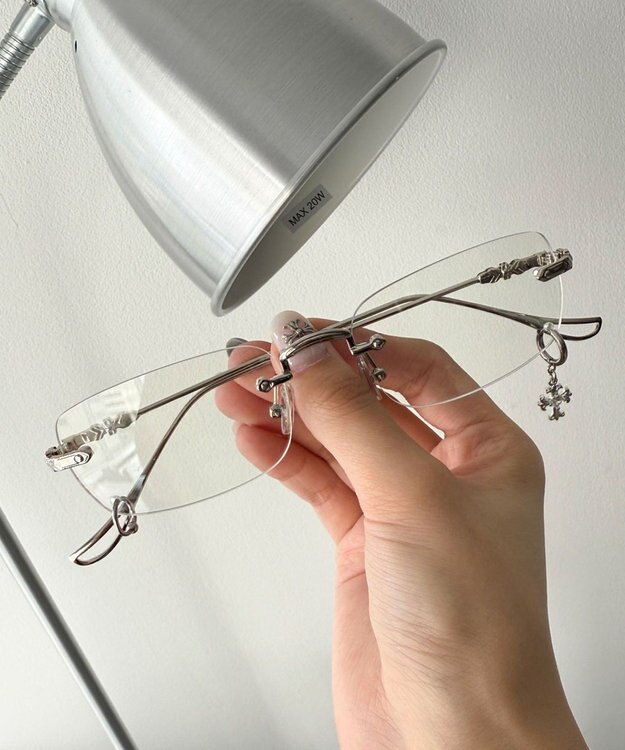 WEGO レンズチャームリムレスアイウェア 柄3