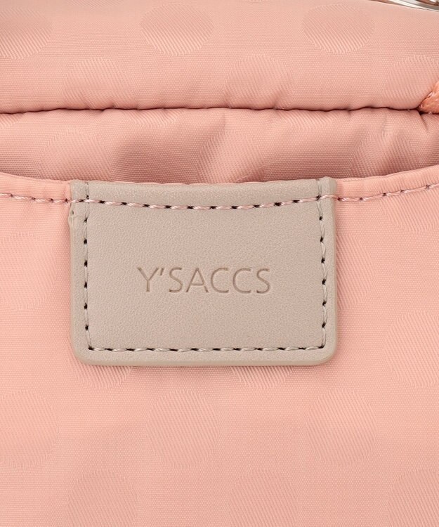 Y'SACCS はっ水ドットジャカード　ショートハンドル付き　軽量2wayショルダー ライトピンク