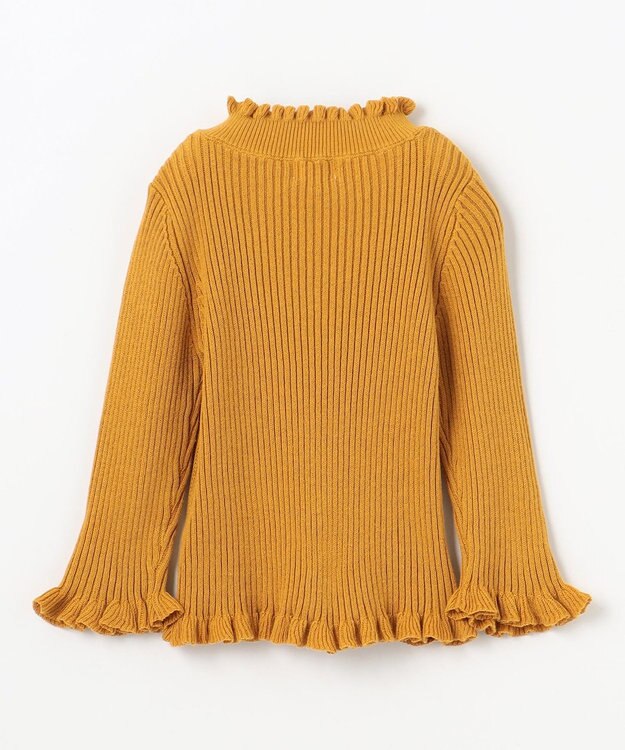 組曲 KIDS 【90-100㎝】リブニット マリーゴールド系