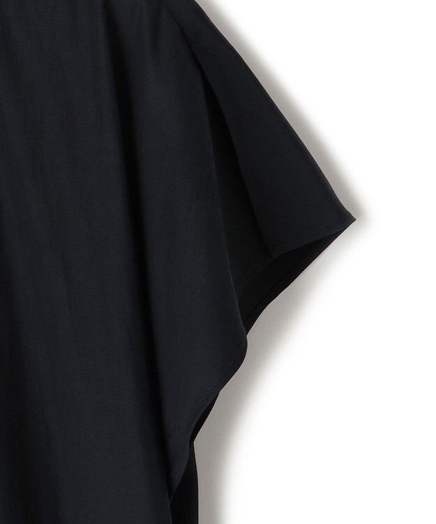 ICB 【WEB限定・洗える】 バンドカラーワンピース ブラック系