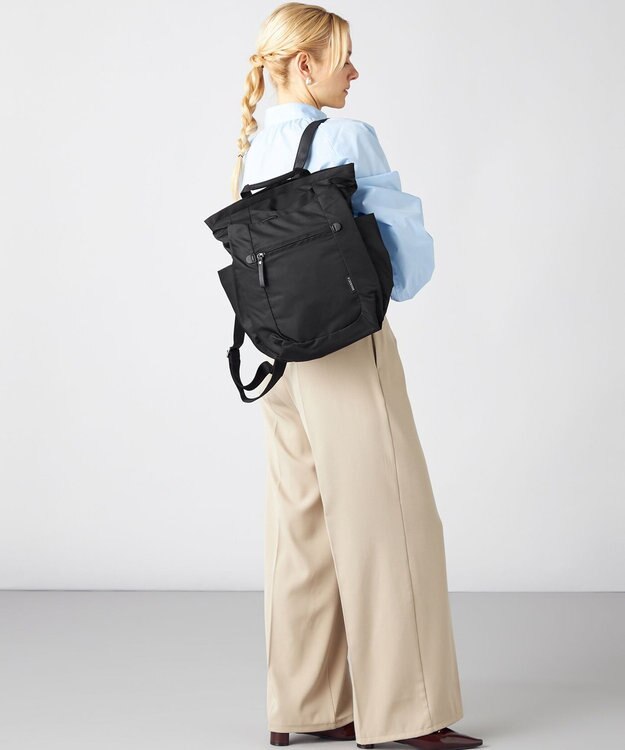 LA BAGAGERIE 【MONICA】ラウンドリュックサック グリーン