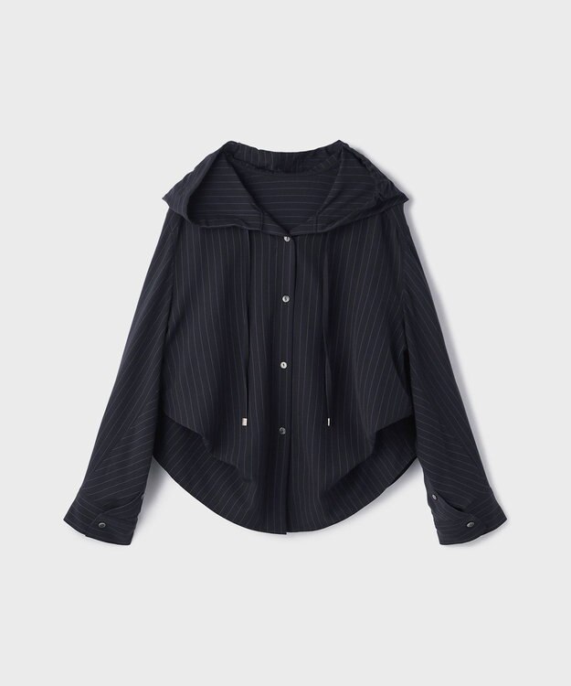 GRACE CONTINENTAL ドルマンフ－ディシャツ ストライプ